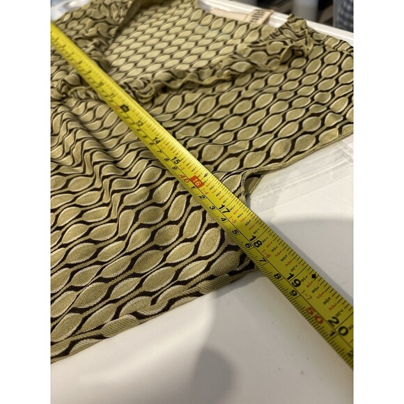 Vtg Y2K Babydoll Top Sz L Mesh Whimsigoth Fairy Grunge Indie Sleaze Green Ruffle - Picture 7 of 15